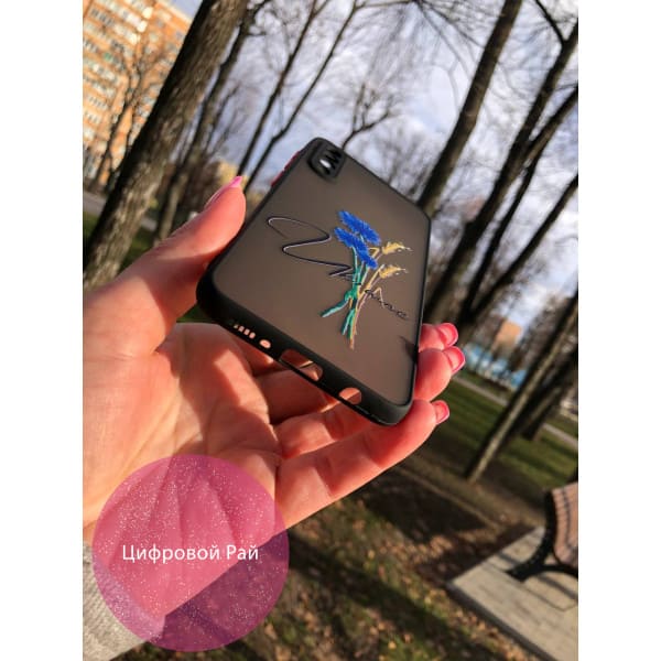 Чехол для Samsung Galaxy A50 (A505F) / A50s / A30s патриотический с волошкой