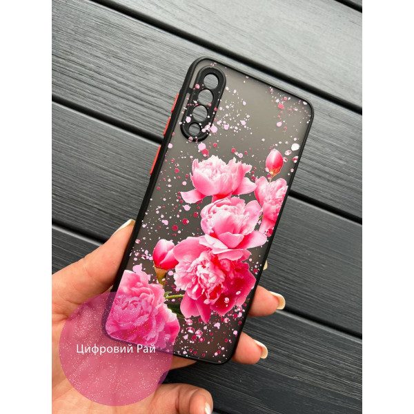 Чехол для Samsung Galaxy A50 (A505F) / A50s / A30s пионы розовые