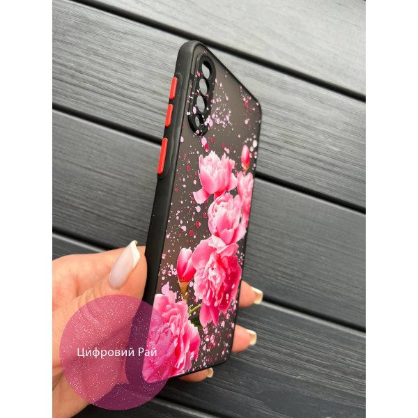 Чехол для Samsung Galaxy A50 (A505F) / A50s / A30s пионы розовые
