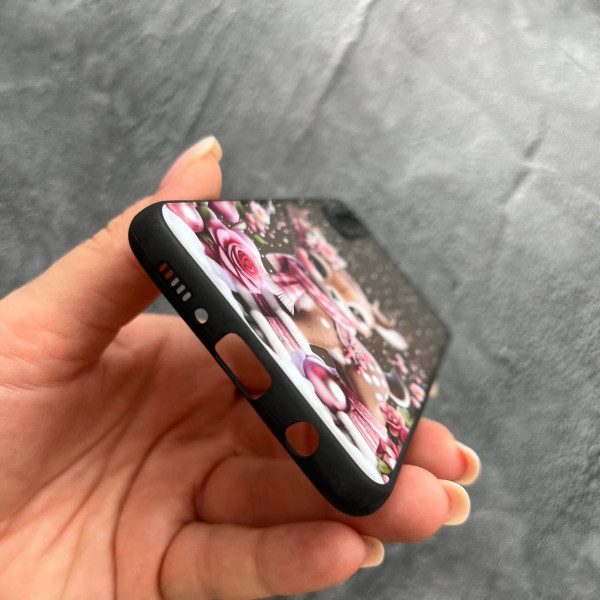 Чехол для Samsung Galaxy A50 (A505F) / A50s / A30s с защитой камеры с новогодним олененком