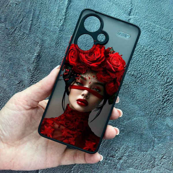 Чохол для Xiaomi Redmi Note 13 Pro Plus дівчинка зі стрічкою