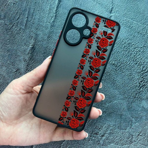 Чехол для Xiaomi Redmi Note 13 Pro Plus вышиванка Донеччина