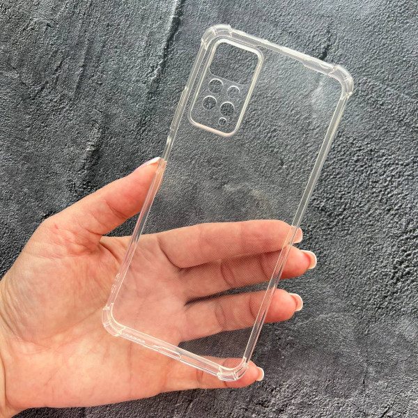 Чохол для Xiaomi Redmi Note 11 Pro / Redmi Note 12 Pro 4G протиударний прозорий силіконовий чохол