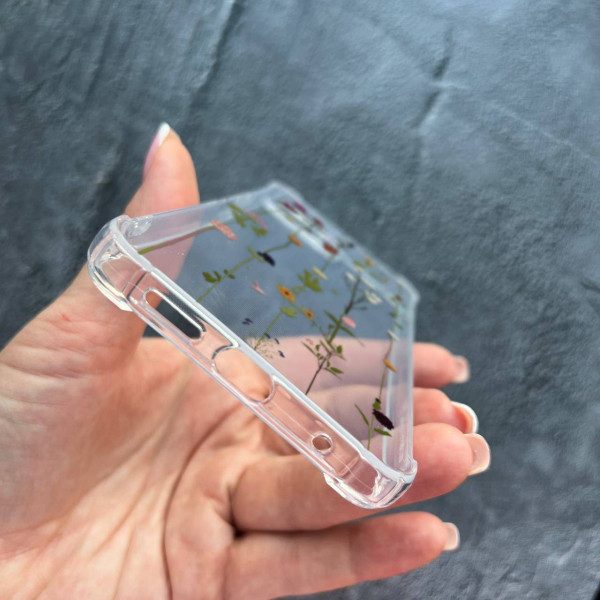 Чохол для Xiaomi Redmi Note 12 4G ліани протиударний прозорий силіконовий чохол
