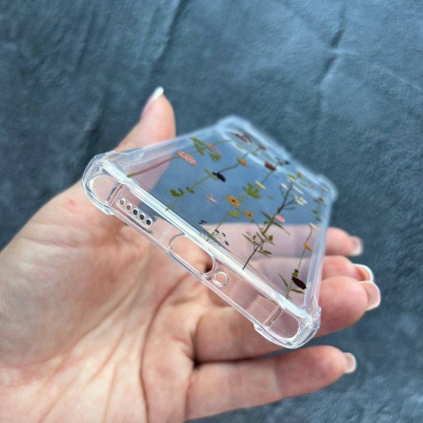 Чехол для Xiaomi Redmi Note 13 Pro Plus лианы противоударный прозрачный силиконовый чехол