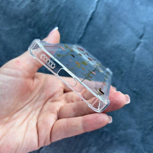 Чехол для Xiaomi Redmi Note 13 Pro 5G / Xiaomi Poco X6 5G лианы противоударный прозрачный силиконовый чехол