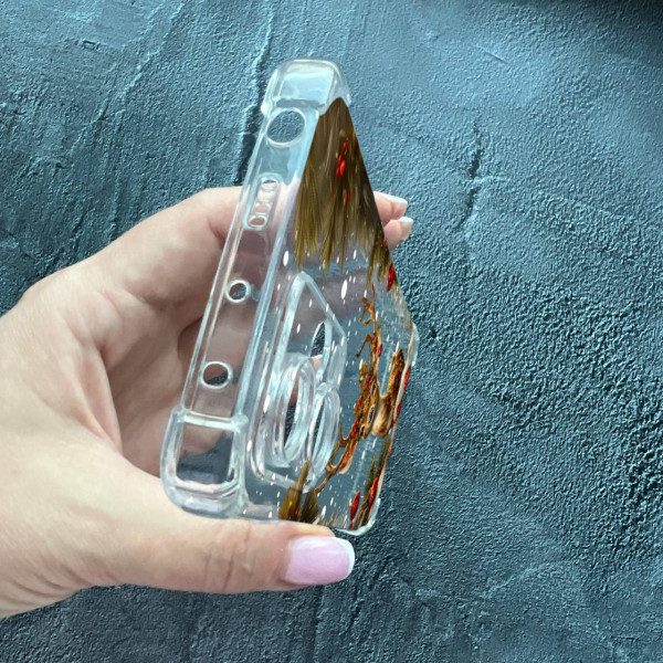 Чехол для Xiaomi Redmi Note 12 Pro Plus Бемби противоударный прозрачный силиконовый чехол