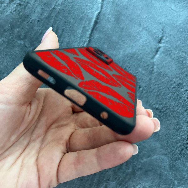 Чехол для Xiaomi Redmi Note 10 Pro красные губы