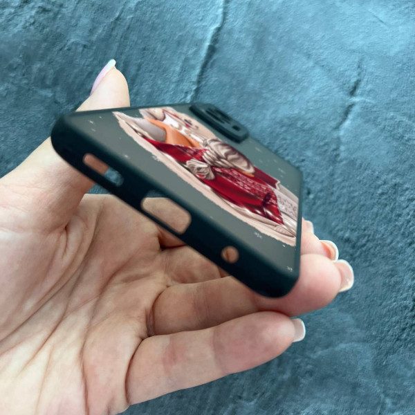Чехол для Xiaomi Redmi Note 10 Pro новогодний девочка