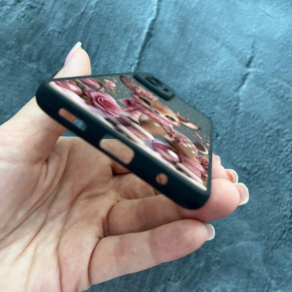 Чехол для Xiaomi Redmi Note 10 Pro новогодний олененок