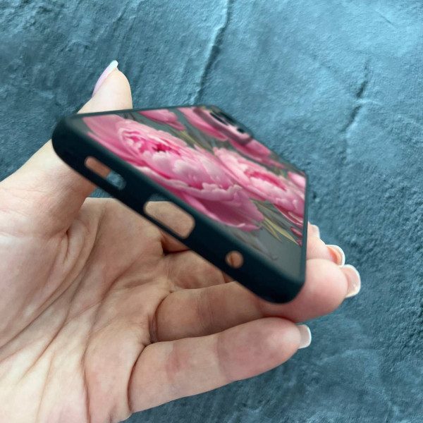 Чехол для Xiaomi Redmi Note 10 Pro пионы крупные