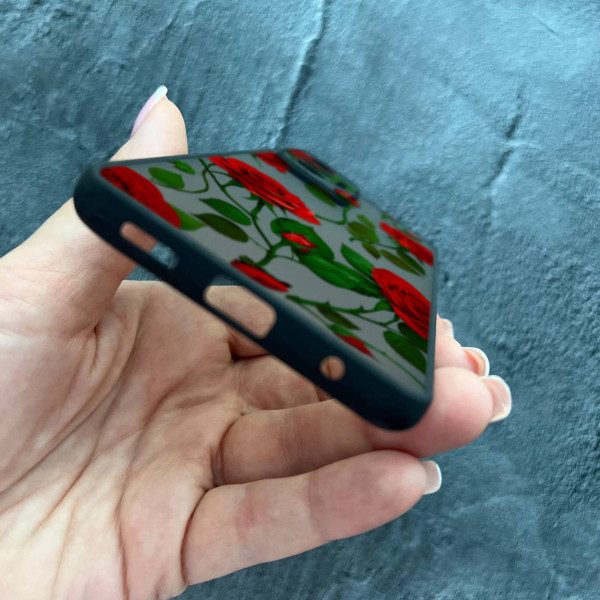 Чехол для Xiaomi Redmi Note 10 Pro красные розы