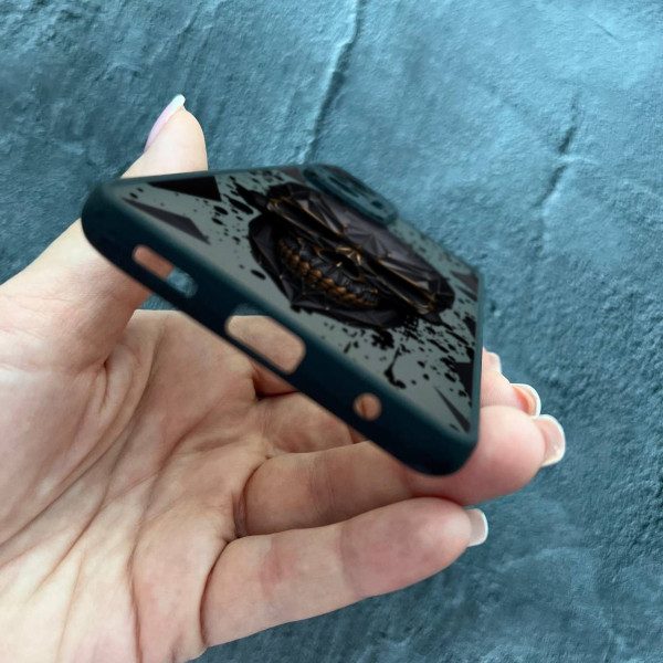 Чехол для Xiaomi Redmi Note 10 Pro череп в кубе