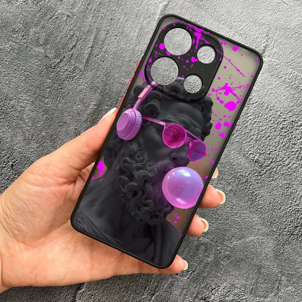 Чохол для Xiaomi Redmi Note 13 4G Давид з жуйкою