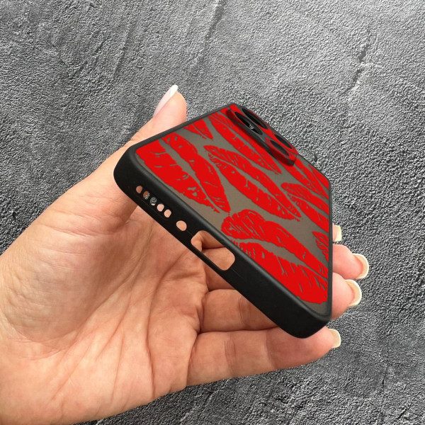 Чехол для Xiaomi Redmi Note 13 4G красные губы
