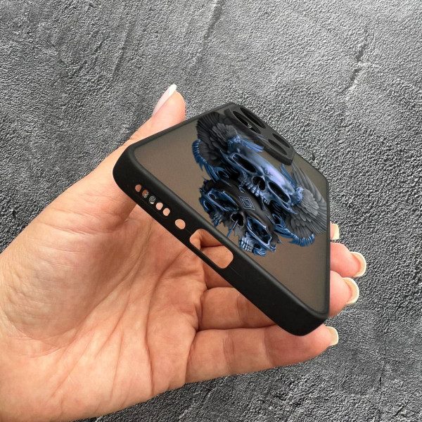 Чохол для Xiaomi Redmi Note 13 4G череп з крилами