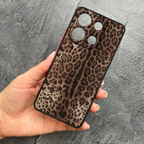 Чехол для Xiaomi Redmi Note 13 4G леопард классический