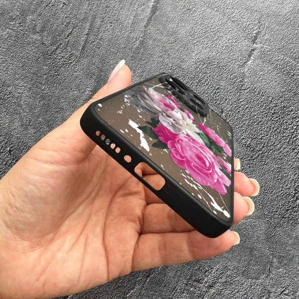 Чехол для Xiaomi Redmi Note 13 4G пионы классические