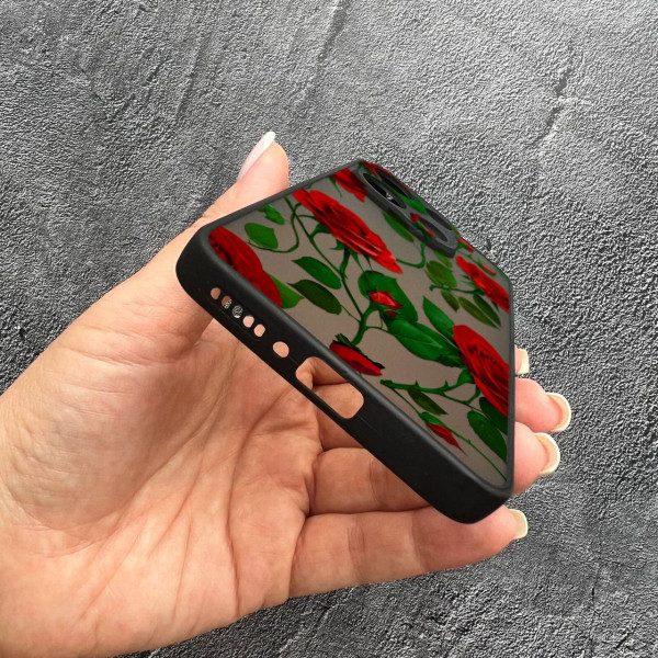 Чехол для Xiaomi Redmi Note 13 4G красные розы