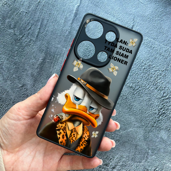 Чохол для Xiaomi Redmi Note 13 Pro 4G / Poco M6 Pro 4G / Xiaomi Redmi Note 14S з захистом камери Дональд Дак