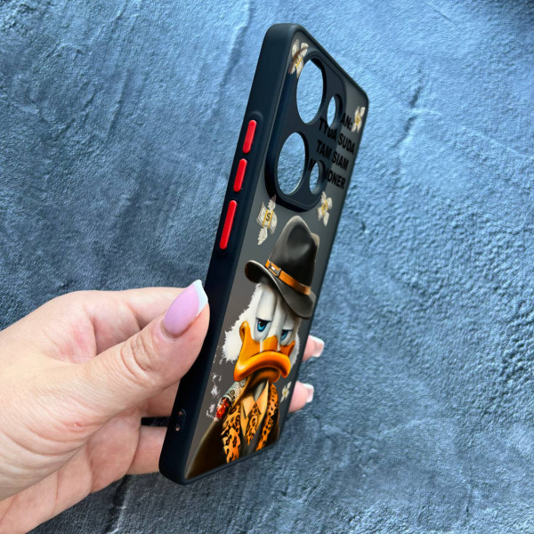 Чохол для Xiaomi Redmi Note 13 Pro 4G / Poco M6 Pro 4G / Xiaomi Redmi Note 14S з захистом камери Дональд Дак