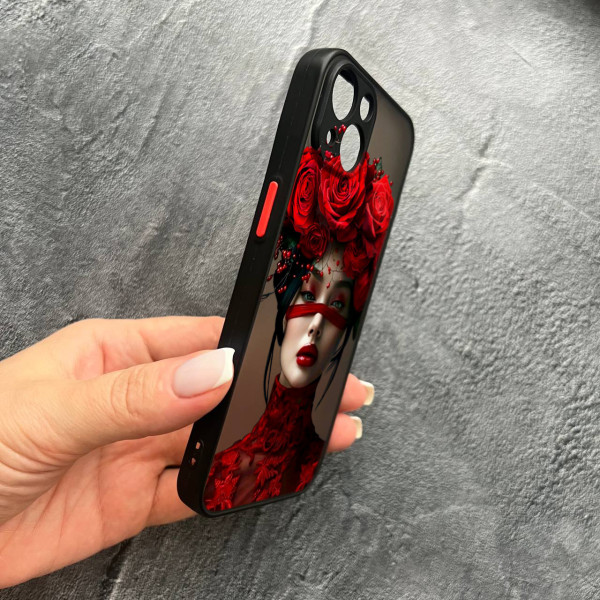 Чохол для iPhone 13 дівчинка зі стрічкою