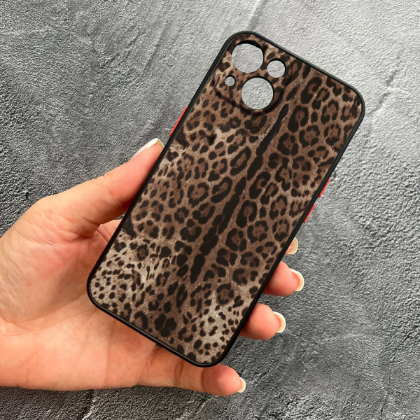 Чохол для iPhone 13 леопард класичний