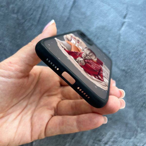 Чохол для IPhone 11 дівчинка новорічний