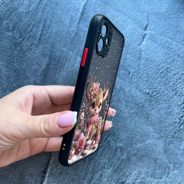 Чехол для IPhone 11 новогодний олененок