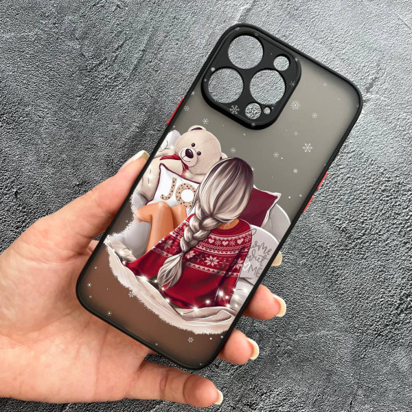 Чохол для iPhone 16 Pro Max дівчинка новорічний