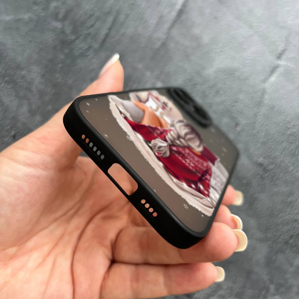 Чохол для iPhone 16 Pro Max дівчинка новорічний