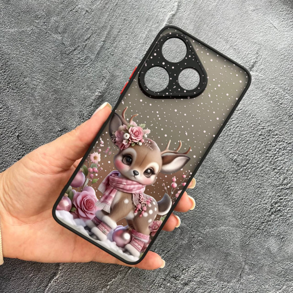 Чохол для Xiaomi Redmi 13 4G / Poco M6 4G новорічне оленятко