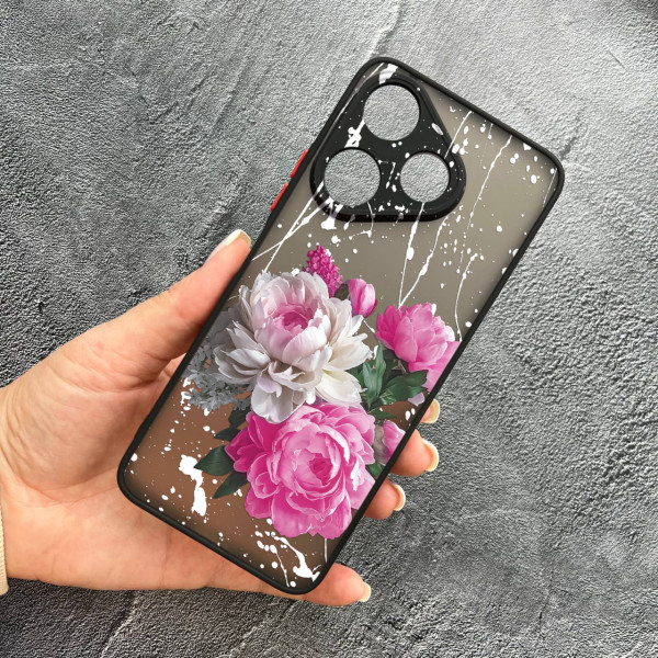 Чохол для Xiaomi Redmi 13 4G / Poco M6 4G півонії класичні
