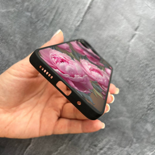 Чохол для Xiaomi Redmi 13 4G / Poco M6 4G півонії крупні