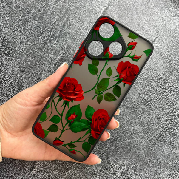 Чохол для Xiaomi Redmi 13 4G / Poco M6 4G червоні троянди