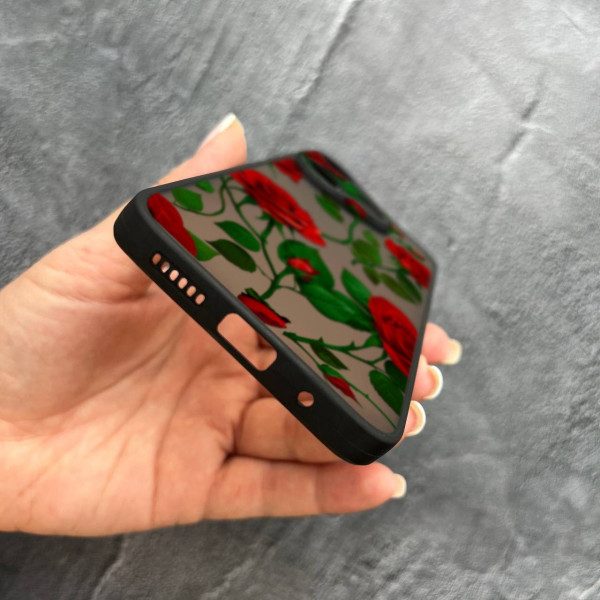 Чехол для Xiaomi Redmi 13 4G / Poco M6 4G красные розы