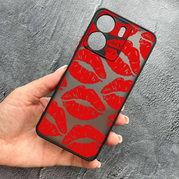 Чохол для Xiaomi Redmi 13C 4G / Poco C65 червоні губи