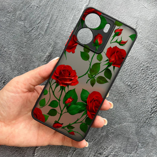 Чохол для Xiaomi Redmi 13C 4G / Poco C65 червоні троянди