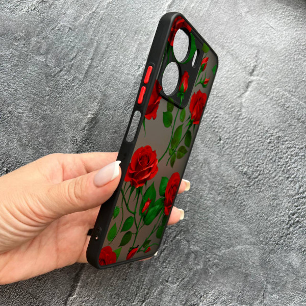 Чохол для Xiaomi Redmi 13C 4G / Poco C65 червоні троянди