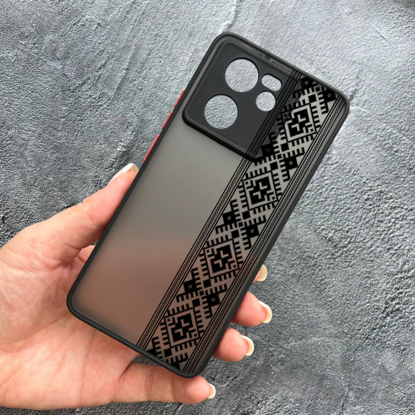Чохол для Xiaomi 13T / 13T Pro вишиванка чорна оригінальна