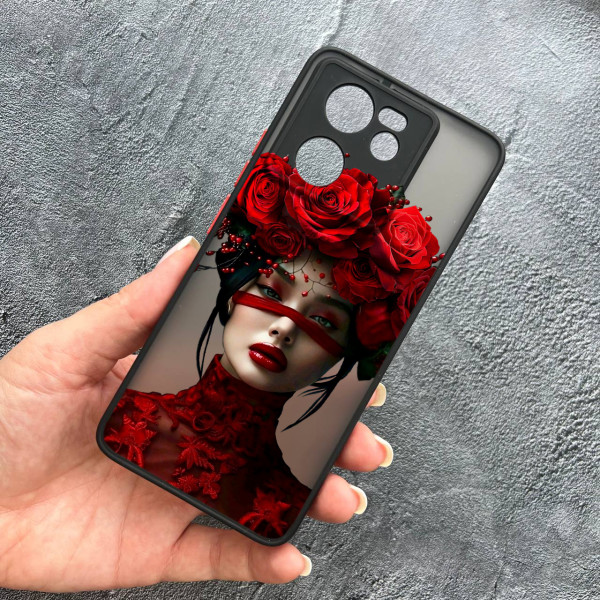 Чохол для Xiaomi 13T / 13T Pro дівчинка зі стрічкою