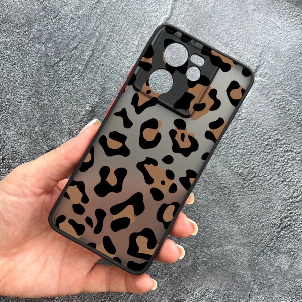 Чохол для Xiaomi 13T / 13T Pro леопард шоколадний