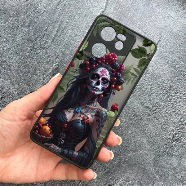 Чохол для Xiaomi 13T / 13T Pro Санта-Муерте з листями