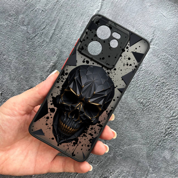 Чохол для Xiaomi 13T / 13T Pro череп у кубі