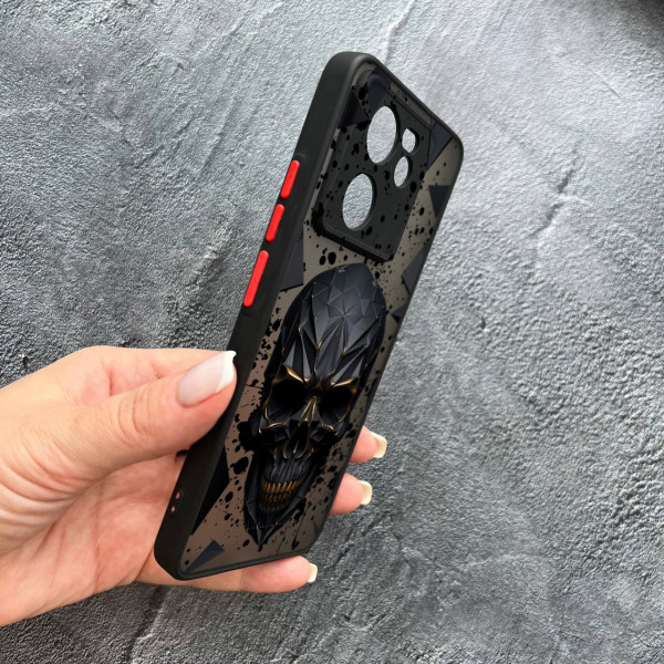 Чохол для Xiaomi 13T / 13T Pro череп у кубі
