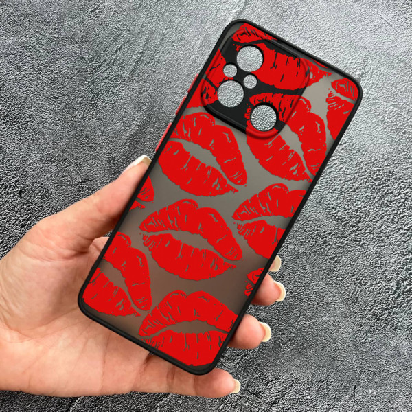 Чохол для Xiaomi Redmi 12C червоні губи