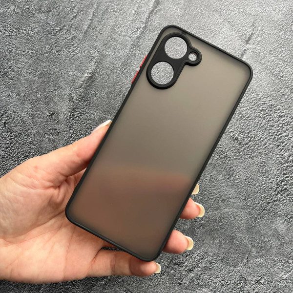 Чехол для Realme 10 матовый пластик без дизайна