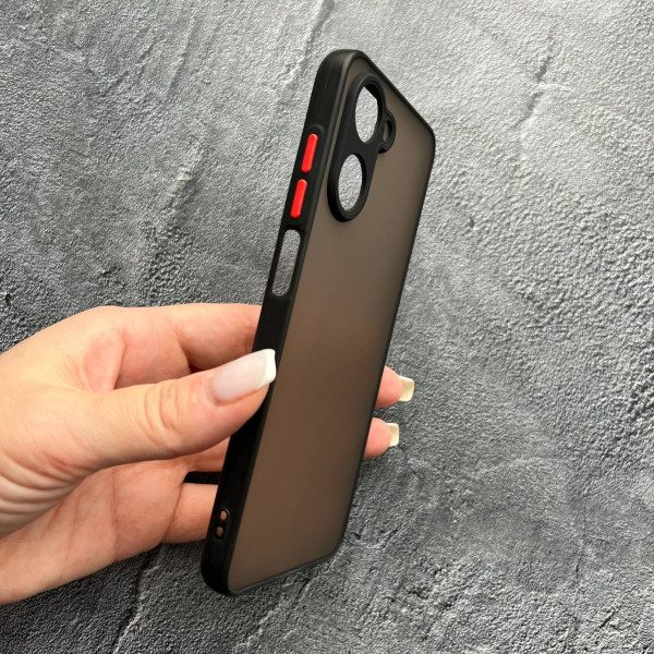Чехол для Realme 10 матовый пластик без дизайна