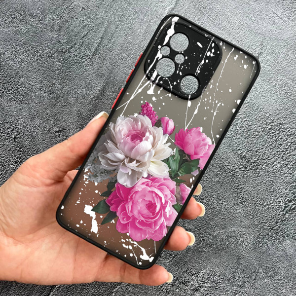 Чохол для Xiaomi Redmi 12C півонії класичні