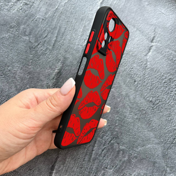 Чохол для Xiaomi Redmi Note 12S червоні губи
